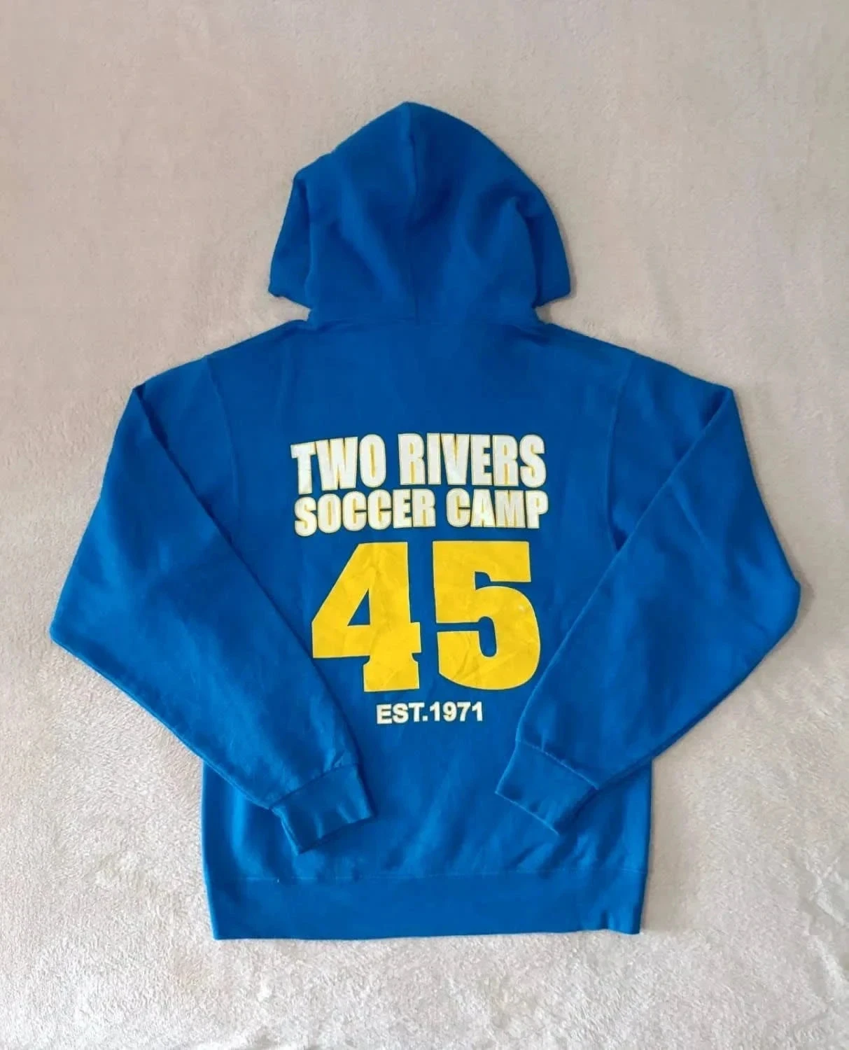 Sudadera con capucha azul Jerzees NuBlend Talla S – photo 2